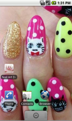 Screenshot of the application Nail Art Designs Set 3 - #4