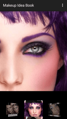 Screenshot of the application Book Makeup Ideas - #3