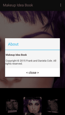 Screenshot of the application Book Makeup Ideas - #4