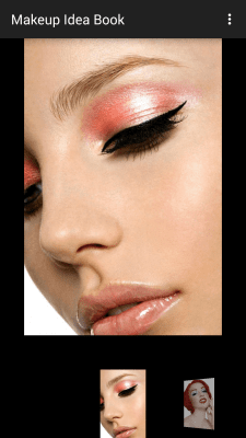 Screenshot of the application Book Makeup Ideas - #7