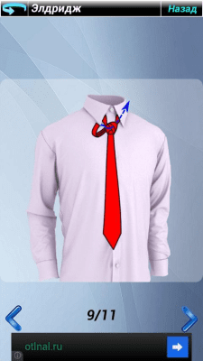 Screenshot of the application Tie Platinum Tie - #6