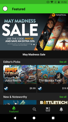 Screenshot of the application Razer Game Deals - #2