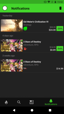 Screenshot of the application Razer Game Deals - #4