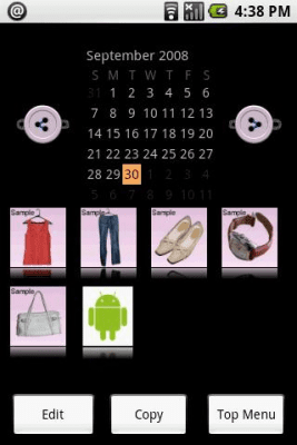 Screenshot of the application MyCloset - #1