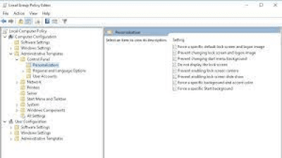 Screenshot of the application The Group Policy Editor - #1