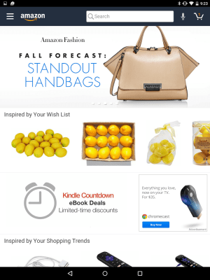 Screenshot of the application Amazon for Tablets - #4