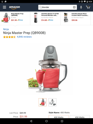 Screenshot of the application Amazon for Tablets - #6