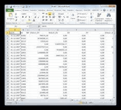 Screenshot of the application Support for dbf in MS Office Excel - #1