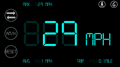 Screenshot of the application Simple Speedometer HUD - #4