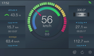 Screenshot of the application EcoDrive Free - #3