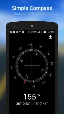 Screenshot of the application Simple Compass - #2