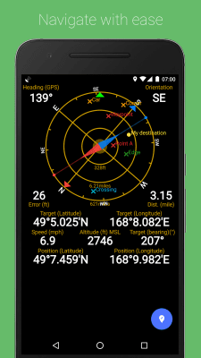 Screenshot of the application GPS Status & Toolbox - #3