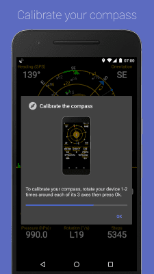 Screenshot of the application GPS Status & Toolbox - #6
