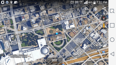 Screenshot of the application Simple GPS Coordinate Display - #7