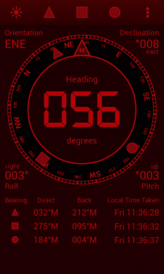 Screenshot of the application Digital Field Compass - #4
