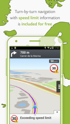 Screenshot of the application Wisepilot GPS navigator - #6