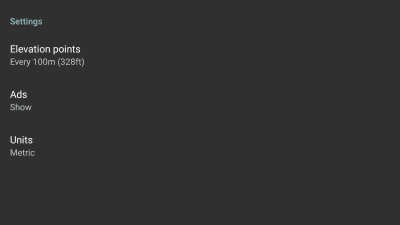 Screenshot of the application Elevation and Sea Depth - #3