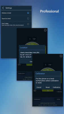 Screenshot of the application Compass - Bubble Level - #3