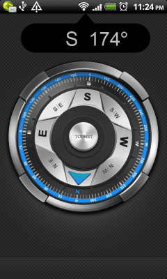 Screenshot of the application Compass Free - #1