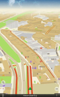 Screenshot of the application TourMap GPS navigator - #8