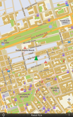 Screenshot of the application TourMap GPS navigator - #10