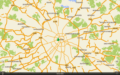 Screenshot of the application TourMap GPS navigator - #12