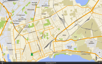 Screenshot of the application TourMap GPS navigator - #13