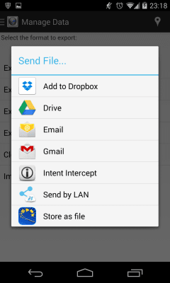 Screenshot of the application Droid 2 CAD - #3