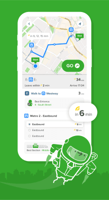 Screenshot of the application Citymapper - #3