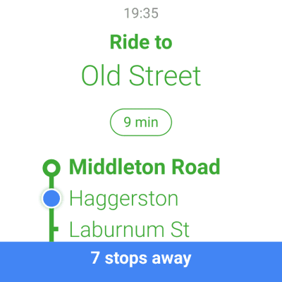 Screenshot of the application Citymapper - #11