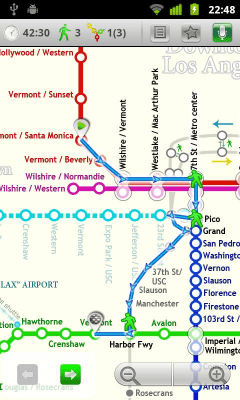 Screenshot of the application Los Angeles (Metro 24) - #1