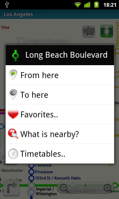 Screenshot of the application Los Angeles (Metro 24) - #6