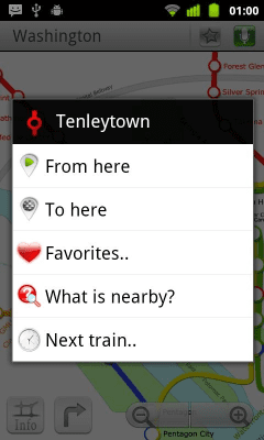 Screenshot of the application Washington, DC (Metro 24) - #6