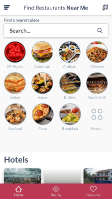 Screenshot of the application Find Near Me Restaurants - #1