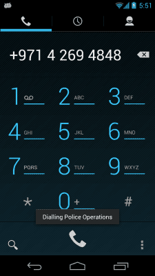 Screenshot of the application Dubai Phone Directory - #3