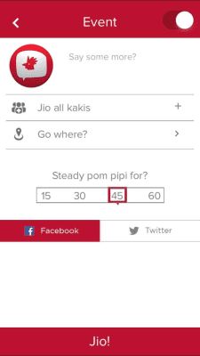 Screenshot of the application Bojio - #2
