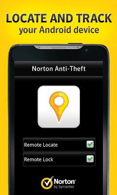 Screenshot of the application Norton Anti-Theft - #1