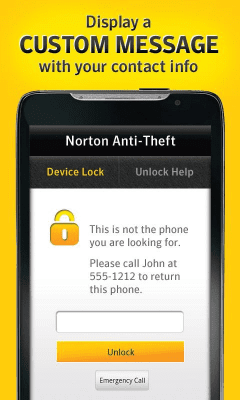 Screenshot of the application Norton Anti-Theft - #4