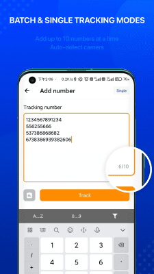 Screenshot of the application 17TRACK Parcel Tracking - #3