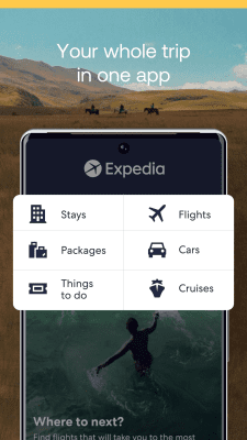 Screenshot of the application Expedia Hotels - #1