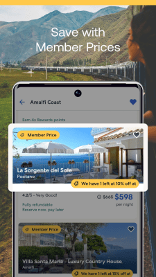 Screenshot of the application Expedia Hotels - #2