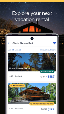 Screenshot of the application Expedia Hotels - #7