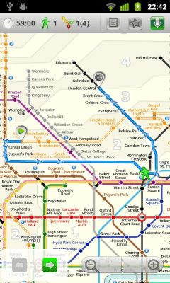 Screenshot of the application London (Metro 24) - #1