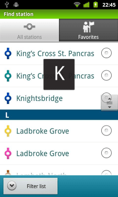Screenshot of the application London (Metro 24) - #3