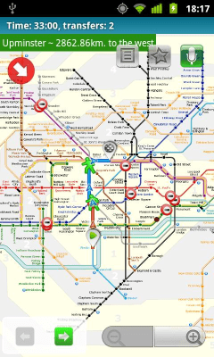 Screenshot of the application London (Metro 24) - #5