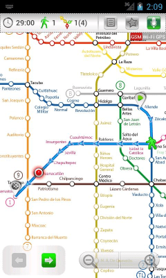 Screenshot of the application Mexico City (Metro 24) - #1