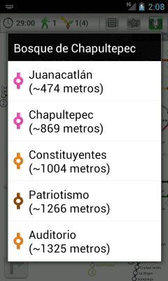 Screenshot of the application Mexico City (Metro 24) - #7