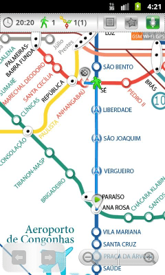 Screenshot of the application São Paulo (Metro 24) - #2
