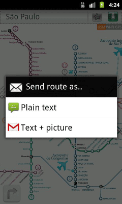 Screenshot of the application São Paulo (Metro 24) - #7