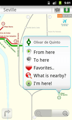 Screenshot of the application Seville (Metro 24) - #1